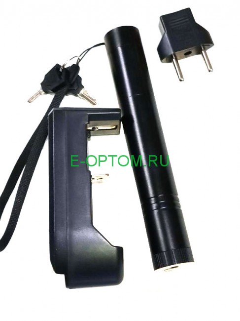 Фонарь светодиодный 302 LASER POINTER (зелёный свет) аккумуляторный