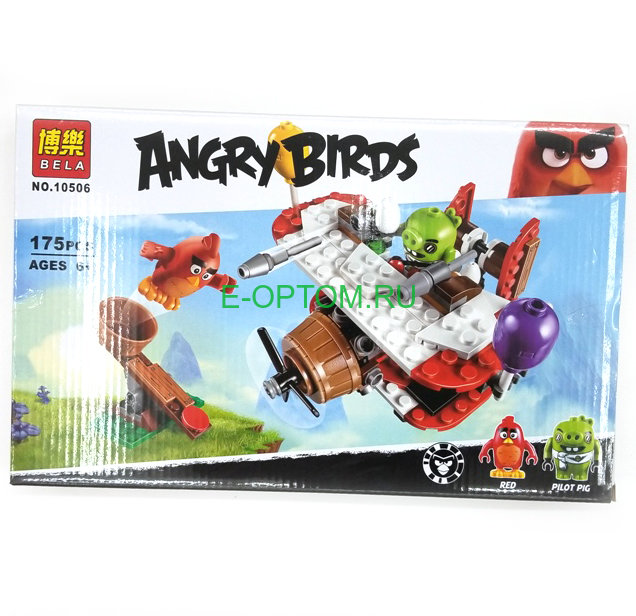 Конструктор Angry Birds 175 деталей