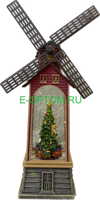 Новогодний светильник Мельница Новогодний светильник Мельница