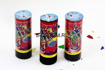 Хлопушки "PARTY POPPER"