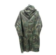 Дождевик военный на молнии и кнопках, с карманами, капюшон с козырьком