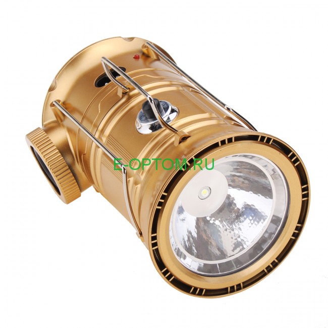 Фонарь кемпинговый 6801 с двумя источниками света Bluetooth Динамик (диско-шар)