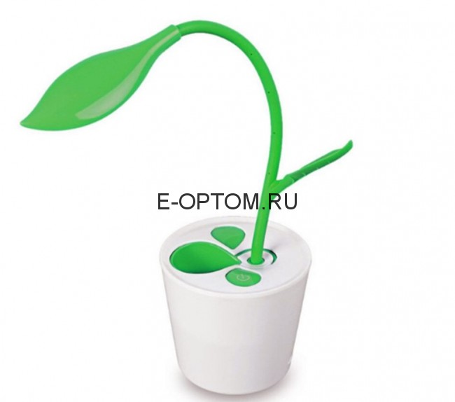 Настольная лампа «Цветок» с держателем для ручек и карандашей Настольная лампа «Цветок» с держателем для ручек и карандашей