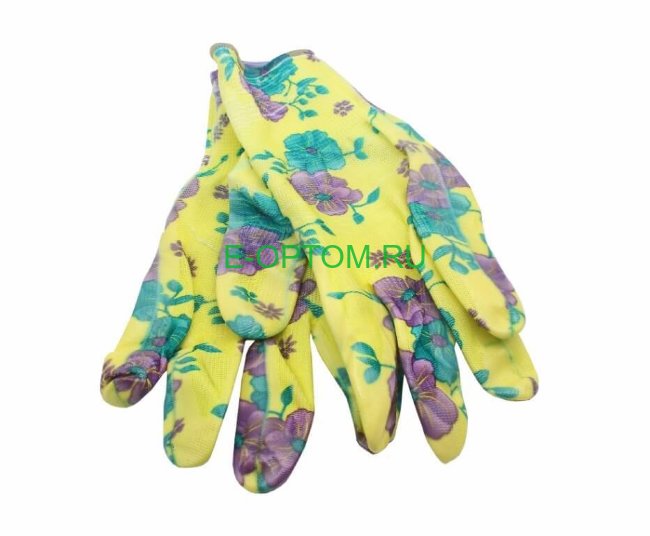 Рукавицы для хозяйственных работ с рисунками Рукавицы для хозяйственных работ с рисунками