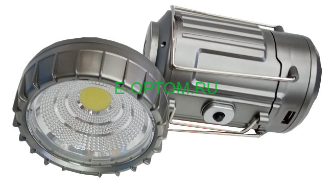 Фонарь кемпинговый 9299C с двумя источниками света и солнечной панелью Фонарь кемпинговый 9299C с двумя источниками света и солнечной панелью