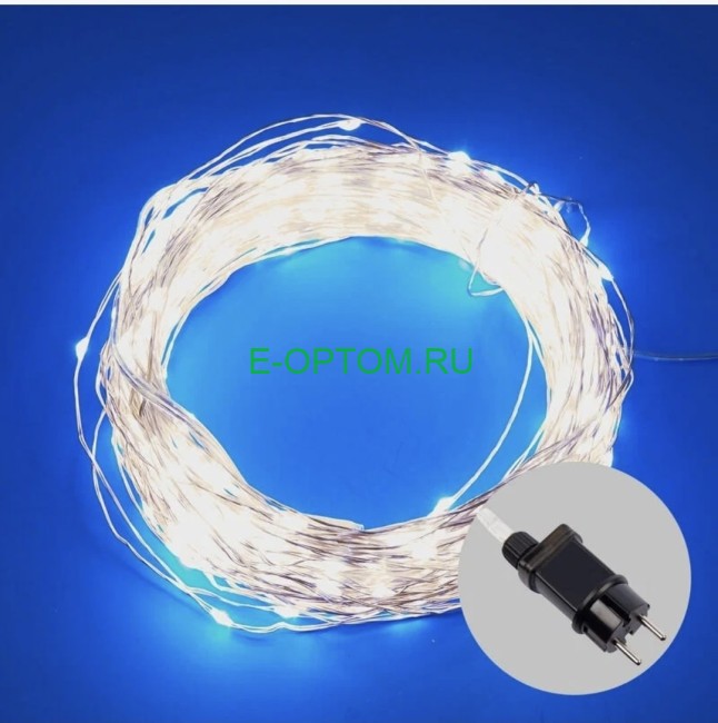 Гирлянда светодиодная "Роса", тёплый и белый свет, 50м Гирлянда светодиодная "Роса", тёплый и белый свет, 50м