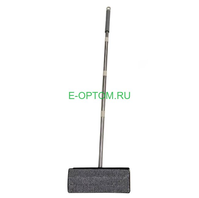 Швабра с отжимом и доп. насадкой на липучке, белая Швабра с отжимом и доп. насадкой на липучке, белая