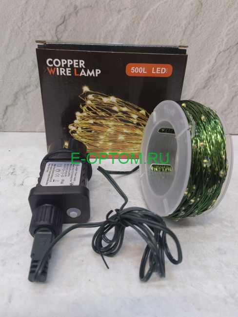 Гирлянда светодиодная "Роса", тёплый и белый свет