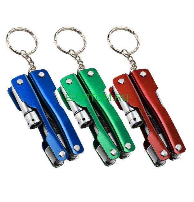 Мультитул с фонариком и набором инструментов