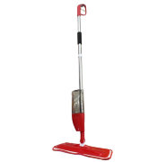 Швабра спрей в упаковке с распылителем, насадка на липучке  микрофибра, 130х40 см