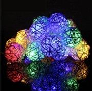 Гирлянда светодиодная «ротанговые шарики» Гирлянда светодиодная «ротанговые шарики»