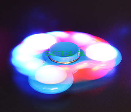 Голубой спиннер светящийся Голубой спиннер светящийся