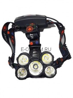 Фонарь налобный светодиодный BL-V28-T6 ZOOM 5 LED