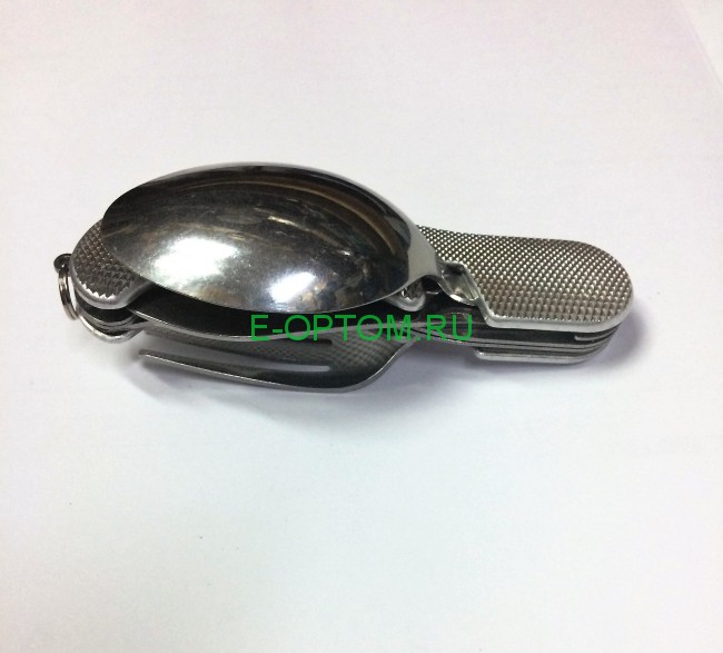 Складой туристический набор нож, вилка, ложка