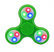 Зеленый спиннер светящийся