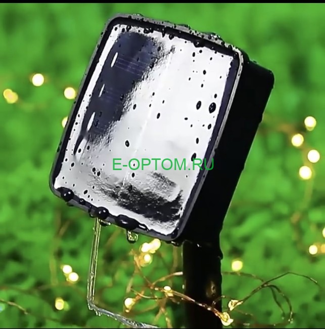 Гирлянда на солнечных батареях "Роса" уличная. Гирлянда на солнечных батареях "Роса" уличная.